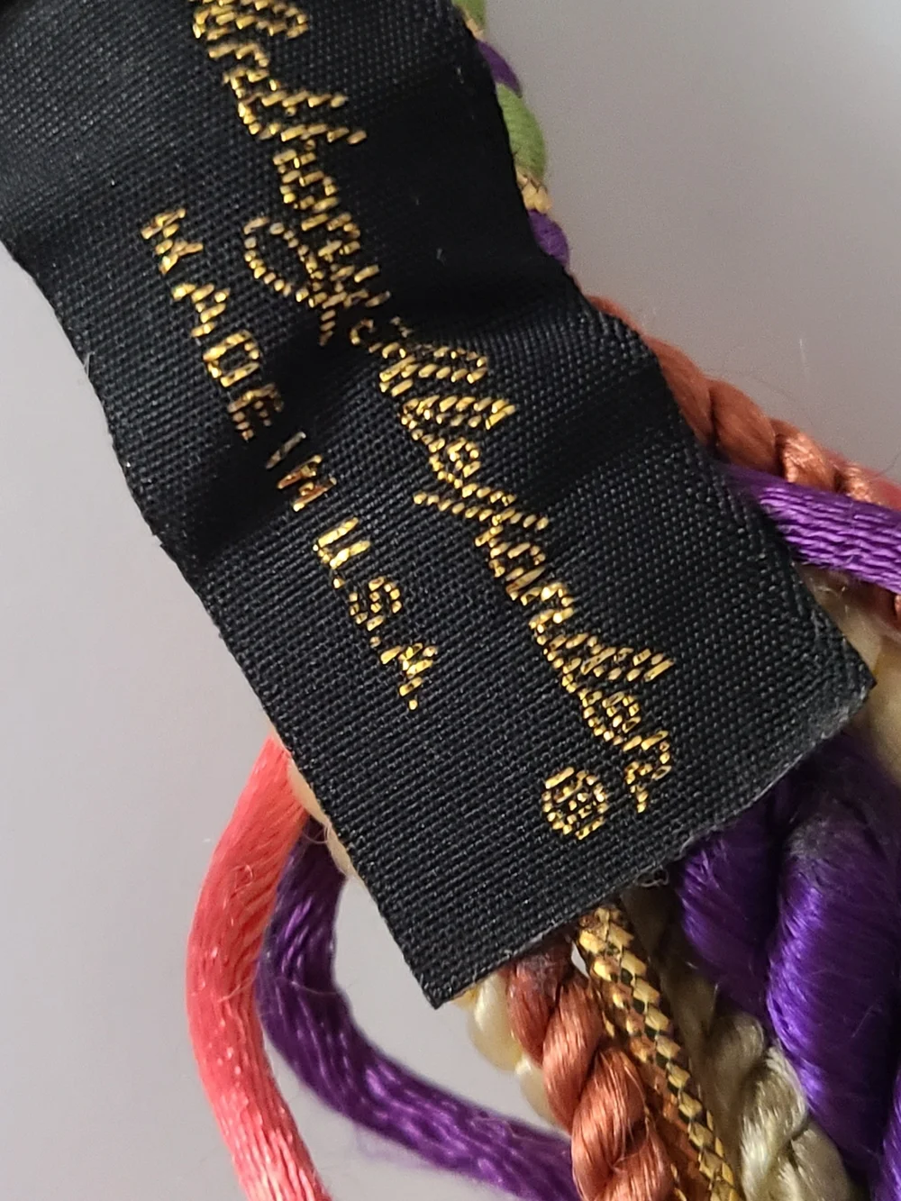Vintage 80's Belt Adjustable Runway Estate Purple Euc